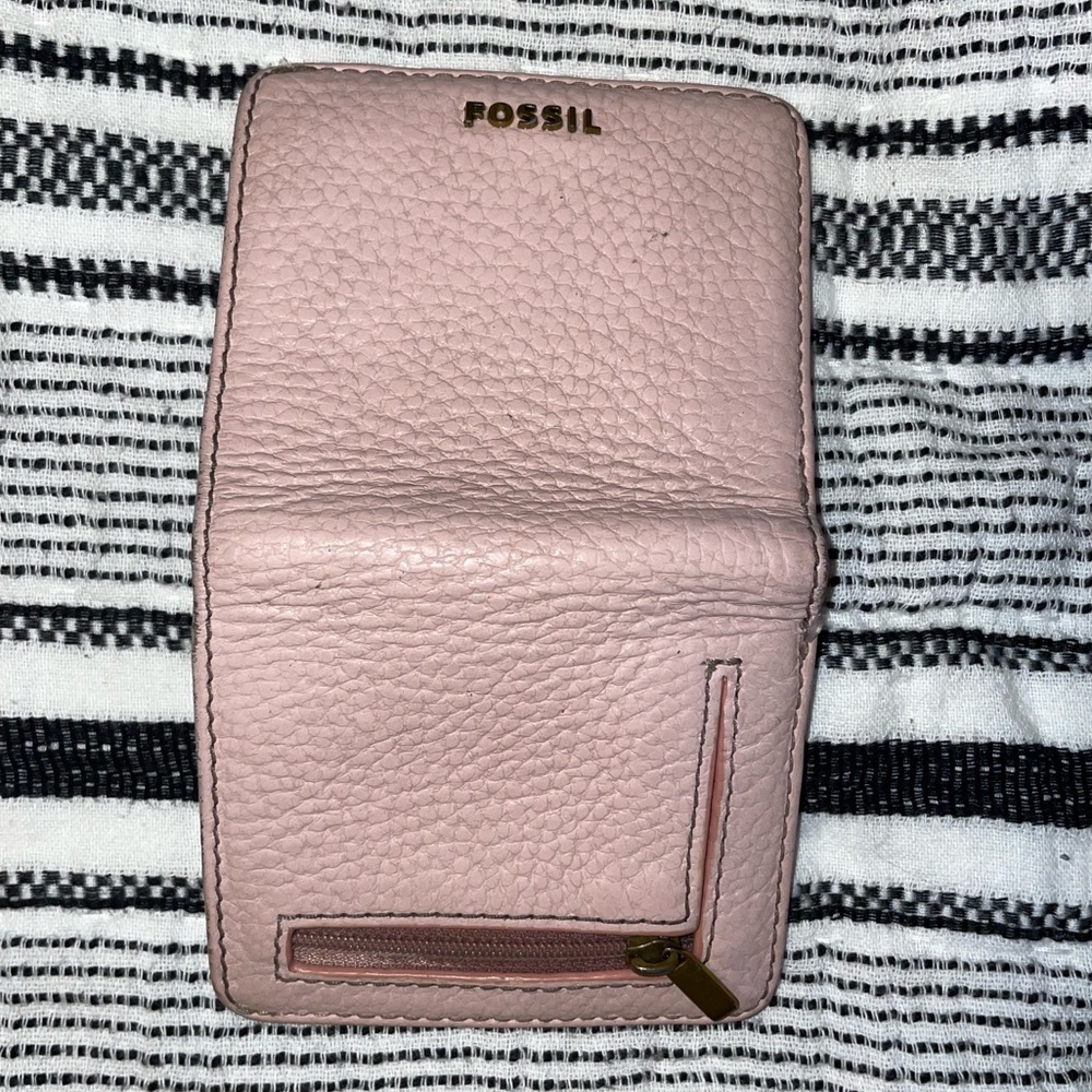 Pink Fossil Wallet